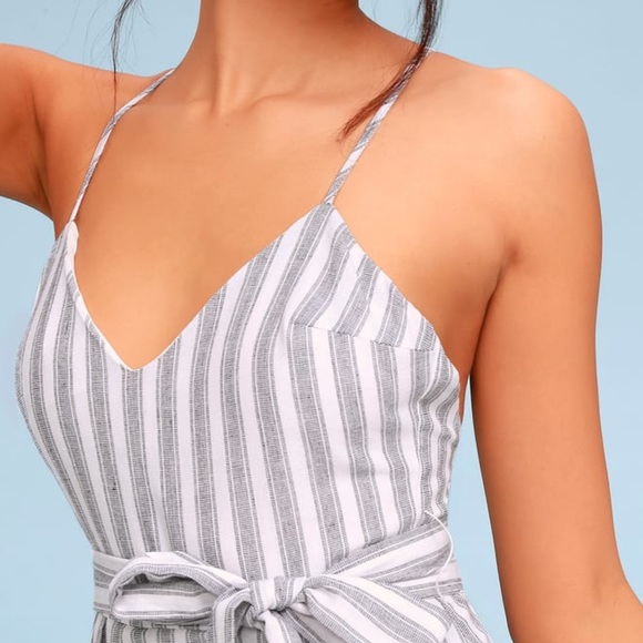 [Lulu’s] NWT Nelson Striped Midi Dress - Picture 3 of 4